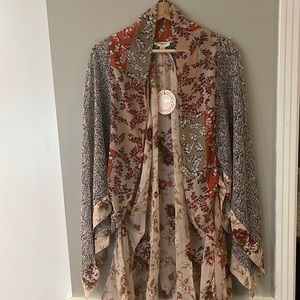 Umgee Light Multicolor Kimono Shawl